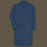 Button Front Lab Coat Extended Sizes