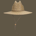 OTTO CAP Straw Lifeguard Hat w/Adjustable Cord