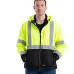 Hi-Vis Class 3 Hooded Soft Shell Jacket