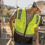 Black Bottom Mesh Class 2 Vest