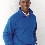 Unisex Nublend® Cadet Collar Quarter-Zip Sweatshirt