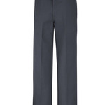 Men's Extended Sizes Flat Front Comfort Waist Pants